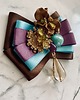 broszki Brosza z imponującą ozdobą kwiatem kryształkami i kamieniami NEW 8