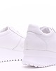 sneakersy damskie Sneakersy skórzane -  białe  (7034) 2