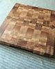 deski do krojenia i tace Dębowa deska do krojenia w stylu End Grain. Sztorcowy blok do krojenia. 8