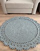 dywany Dywan okrągły szydełkowy ze sznurka 100cm 4