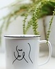 kubki Kubek ręcznie malowany, kobiecy, twarz 5