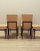 krzesła Komplet sześciu krzeseł mahoniowych, włoski design, lata 60, Włochy 7