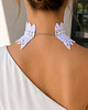 chokery Koronkowy biały choker 1