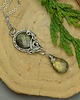 wisiory Długi wisiorek złote labradoryty wire wrapping 2