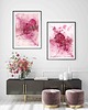 plakaty Plakat Geometric Poppy No. 2  Abstrakcja Akwarela reprodukcja 1