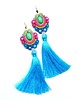 kolczyki soutache Sutaszowe kolczyki POSITANO z CHWOSTAMI 2