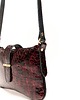 torby na ramię Torebka skórzana na ramię - kroko bordo (6385) 4