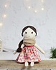 lalki Lala  różowa w spódniczce w kwiaty 4