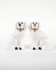 figurki i rzeźby Ceramiczne figurki psy, styl angielski, lata 70, produkcja: Niemcy 2