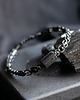 biżuteria męska Talizman Ochrona i Odwaga Bransoletka Męska Amulet Na Sznurku Turmalin 4