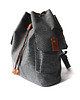 torebki różne plecak - grey&camel&silver- 1