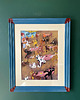grafiki i ilustracje Cat Cafe Art Print  Whimsical Feline Coffee Shop Illustration 3