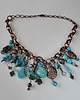 naszyjniki - inne Turkusowy naszyjnik w stylu boho unikat handmade dla fanki turkusów PREZENT 2