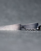 kolczyki wire wrapping Srebrne wiszące kolczyki geometryczne 2