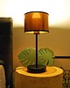 lampy stołowe Industrialna lampka nocna ze złotymi elementami NICEA MIRROR 3
