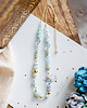 chokery Choker z niebieskimi kamieniami Topaz, Akwamaryn, Amazonit, Morganit, Larimar 2
