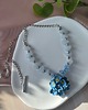 chokery Naszyjnik Choker Niezapominajki 8