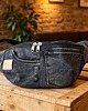 saszetka nerka Nerka czarna jeans handmade 2