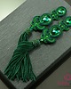 kolczyki soutache Kolczyki z chwostami Emerald Tassel 4