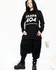 spodnie męskie Czarne wygodne spodnie baggy  unisex KAZE Winter 5