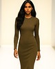sukienki maxi damskie Sukienka  khaki  YY300033 3