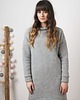swetry damskie boucle wełniana sukienka z golfem / oversize 1