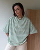 t-shirt damskie T-shirt Chillout green stripes bawełna 1