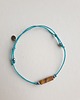 bransoletki z kamieni naturalnych Bransoletka BOHO sznurkowa turkusowa, jaspis obrazkowy, hematyt 5