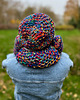 czapki damskie Czapka MERINO 50% NEVERLAND ,,Pokojowe granaty" 2