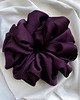 gumki do włosów Gumka do włosów fioletowa Scrunchie Maxi Dark Plum 1