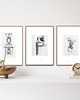 grafiki i ilustracje Detale architektoniczne - Komplet 3 reprodukcji 2