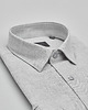 koszule męskie Koszula flero 00622 długi rękaw szary slim fit 1