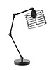 lampy stołowe Regulowana lampa biurkowa z drucianym kloszem SASSARI LOFT 3