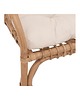 ławki Ławka Sofa Rattanowa z Poduszką Gabi 77 cm 2