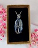 wisiory Naszyjnik Drzewo Życia Sodalit stal chirurgiczna wisiorek handmade 1