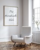 plakaty PLAKAT typograficzny homebody club dla domatora 3