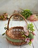 koszyki wielkanocne Wielkanocny koszyczek na święconkę, koszyczek z dekoracją 3
