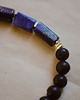 biżuteria męska Męska bransoletka, lapis lazuli i lawa 4