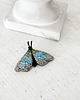 broszki Broszka ĆMA 12 ręcznie haftowana przypinka owady motyle 4