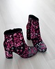 botki damskie Haftowane kwiatowe botki  2