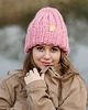 czapki damskie Wełniana czapka i komin- komplet zimowy peruvian WOOLY słodki róż 2