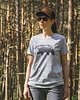 t-shirt damskie Koszulka damska NIEDŹWIEDŹ BRUNATNY jasnoszara 1