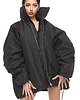 kurtki damskie Kurtka typu bomber oversize czarna 8