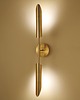 kinkiety Lampa Ścienna Kinkiet Ścienny Simeone Złoty 76 cm 3