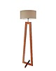 lampy podłogowe Drewniana lampa podłogowa BALI 4