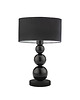lampy stołowe Srebrna lampa stołowa do salonu z ozdobnymi kulami HONOLULU VELUR 2