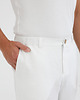 spodnie męskie Lniane spodnie SUNSET  pure white 1