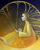obrazy Mojra II, oryginalny obraz ręcznie malowany, surrealizm 1