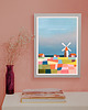 plakaty Holandia - pola kwiatowe - plakat 50x70 cm 3