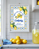 plakaty Lemonade poster, plakat cytryny,  dekoracja ścienna kuchni 1